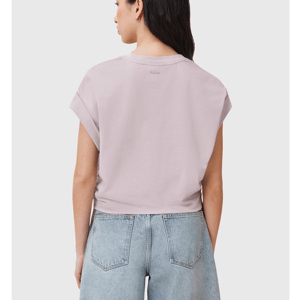 AllSaints Mira Cropped Drawcord T-Shirt